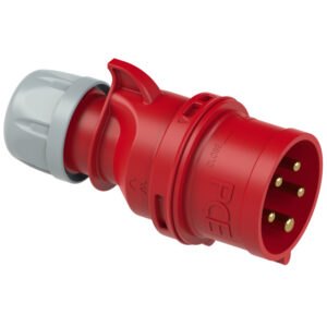 PCE 025-6 32A 400V Plug - RED