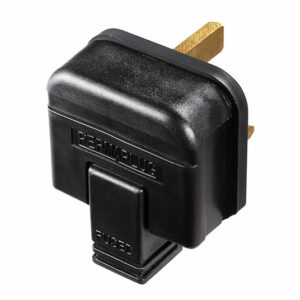 Permaplug HDPT13B 13A Heavy Duty Plug - BLACK