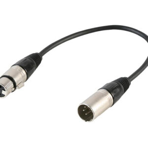 Pulse DMX 5 Pin Plug to 3 Pin Socket Adaptor