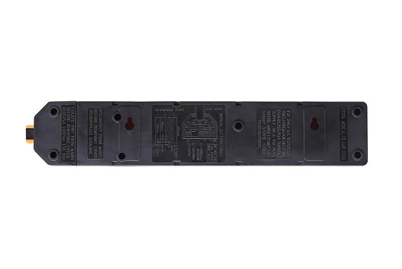Masterplug Permaplug ELS134O 13A 4-Gang Socket - ORANGE - Image 4