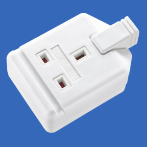 Permaplug ELS13W 13A 1-Gang Socket - WHITE