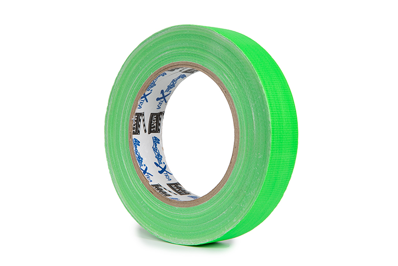 MagTape Ultra Matt Gaffer Tape Fluorescent Neon 25mm x 25m - GREEN