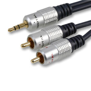 3.5mm Stereo Jack to Dual RCA Phono - 2M