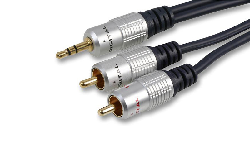 3.5mm Stereo Jack to Dual RCA Phono - 2M