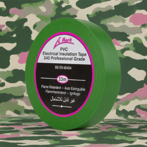 Le Mark PVC Electrical Insulation Tape 19mm x 33m - GREEN
