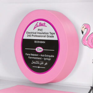 Le Mark PVC Electrical Insulation Tape 19mm x 33m - PINK