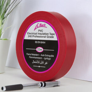 Le Mark PVC Electrical Insulation Tape 19mm x 33m - RED
