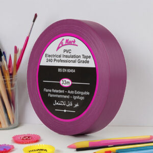 Le Mark PVC Electrical Insulation Tape 19mm x 33m - VIOLET
