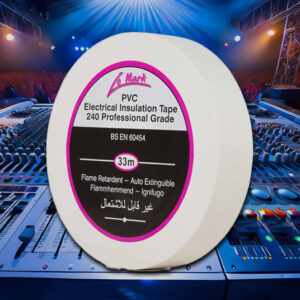 Le Mark PVC Electrical Insulation Tape 19mm x 33m - WHITE